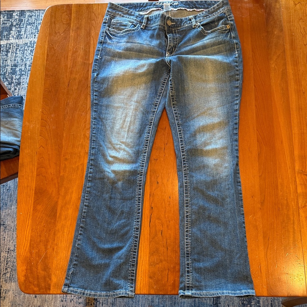 Maurices Light Blue Boot Cut Jeans